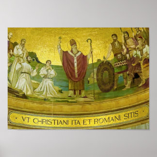 VT CHRISTIANI ITA ET ROMANI SITIS POSTER