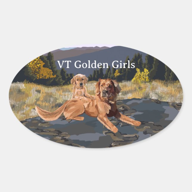 VT Golden Girls Sticker (Front)