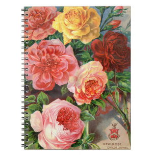 VTG Botanical Roses Notebook