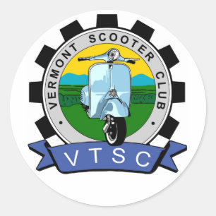 VTScoot Round Sticker