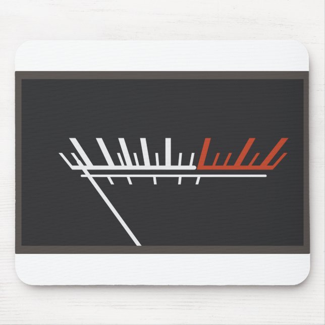 VU Metre Analogue Volume Audiophile Gift Mouse Mat (Front)
