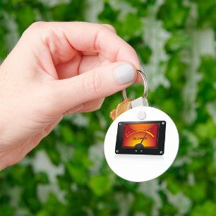 VU Metre Output Gauge Audio Level Metre Key Ring