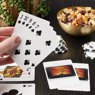 VU Metre Output Gauge Audio Level Metre Playing Cards