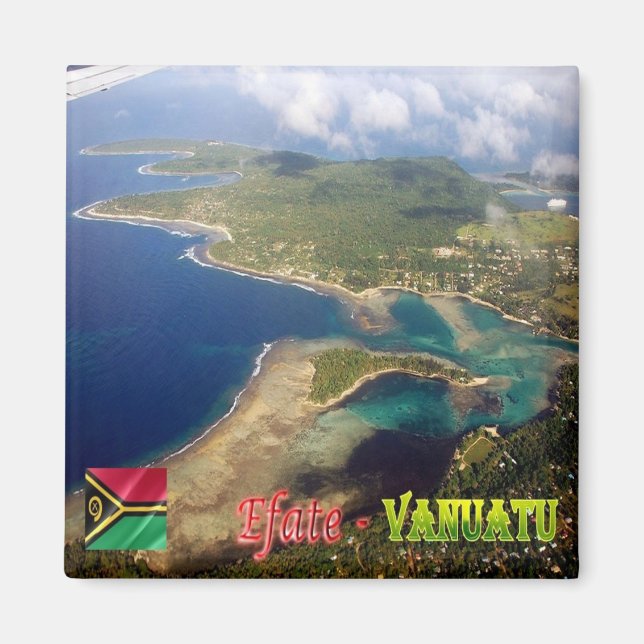 VU - Vanuatu - EFate - Erakor Island Magnet (Front)