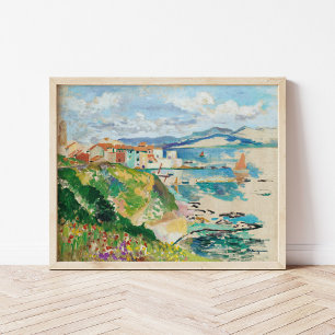 Vue Sur La Ponche, Saint-Tropez Henri Manguin Poster