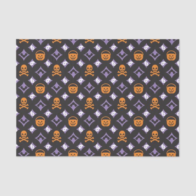 Vuitton! Traditional Halloween Print LG Tissue Paper (Front)