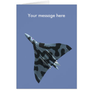 Vulcan bomber in flight
