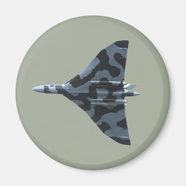 Vulcan bomber in flight magnet (Front)
