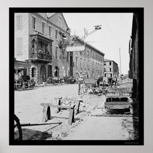 Vulcan Iron Works in Charleston, SC 1865 Poster