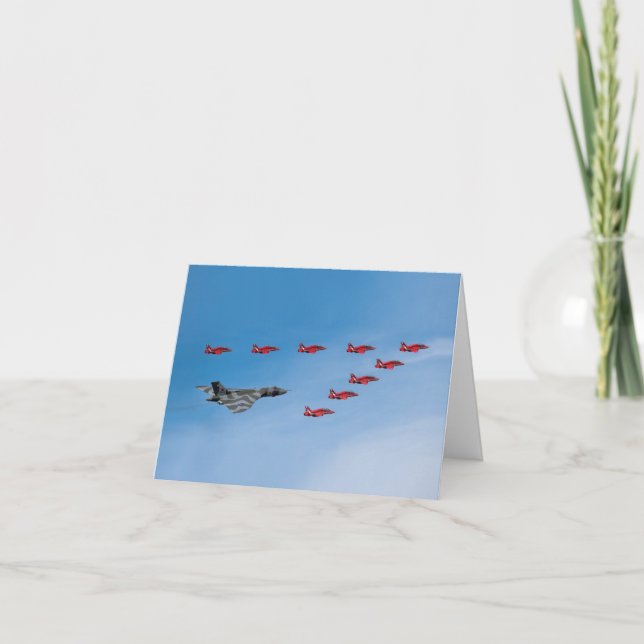 Vulcan Salute XH558 Card (Front)