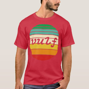 Vulf Retro Sunset Vulfpeck Design  T-Shirt