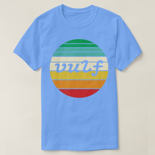 Vulf Retro Sunset Vulfpeck Design  T-Shirt (Design Front)