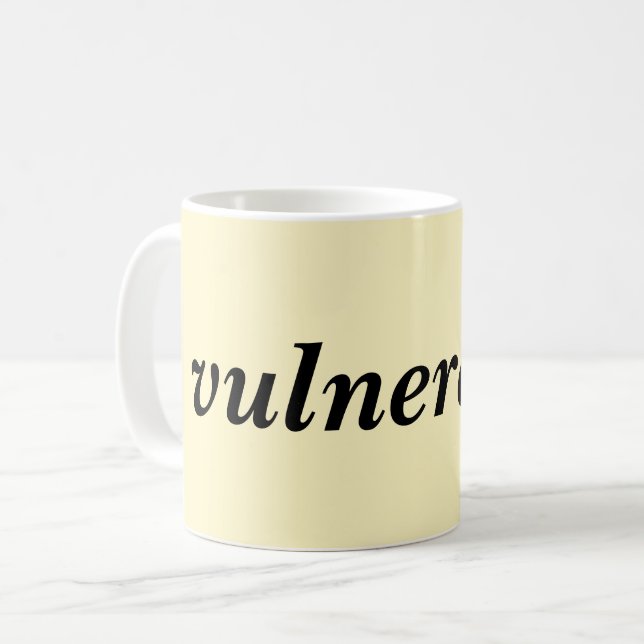 Vuln*rable Mug (Front Left)