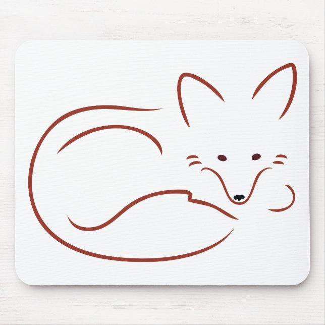 Vulpes Vulpes Mouse Mat (Front)