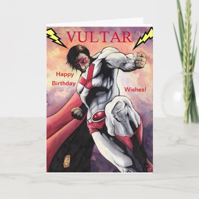 Vultar Birthday Card (Front)
