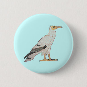 Vulture 6 Cm Round Badge