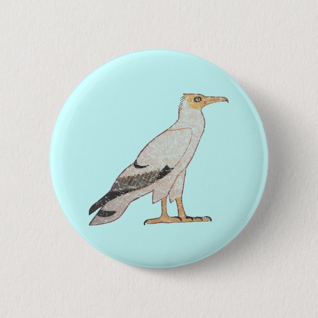 Vulture 6 Cm Round Badge (Front)