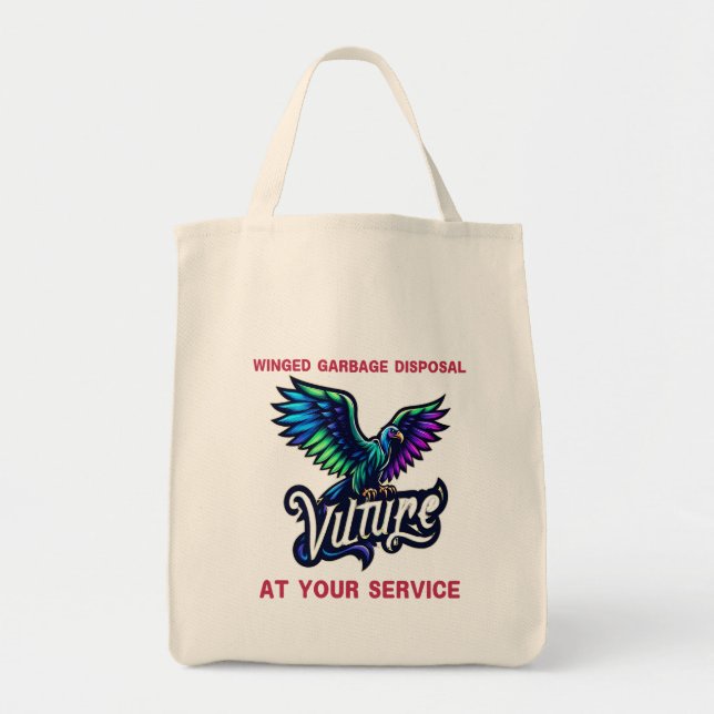 Vulture a Symbol of Resilience and Renewal Tote Bag (Front)