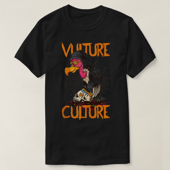 Vulture Culture Predator Animal Vulture  T-Shirt (Design Front)