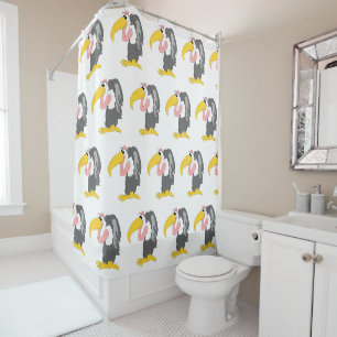 Vulture Design Shower Curtain