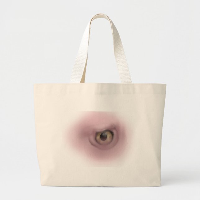 Vulture Eye Large Tote Bag (Front)
