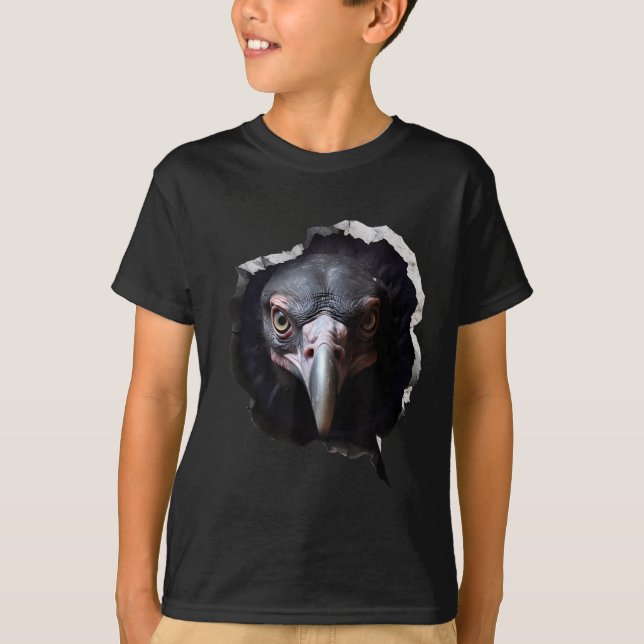 Vulture Face  T-Shirt (Front)
