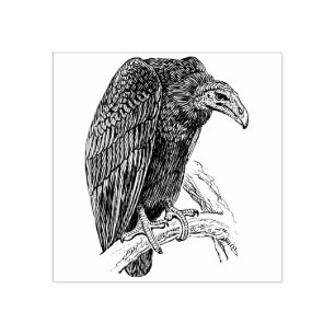 Vulture Rubber Stamp