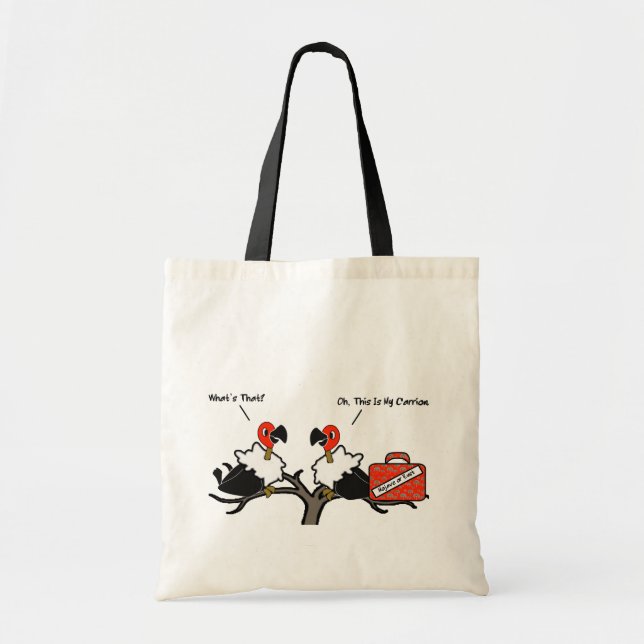 Vultures Carrion Carry-On Luggage Cartoon Tote Bag (Front)