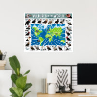 Vultures of the World Map