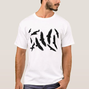 Vultures silohuettes tee shirt