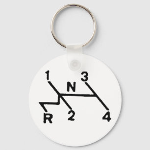 VW SHIFT PATERN KEY RING