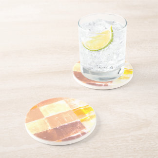 Vwndretti Yellow Soft Colours Coaster