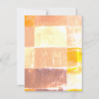 Vwndretti Yellow Soft Colours Postcard