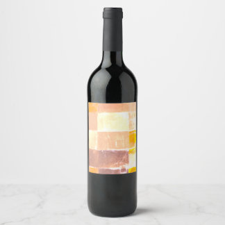 Vwndretti Yellow Soft Colours Wine Label