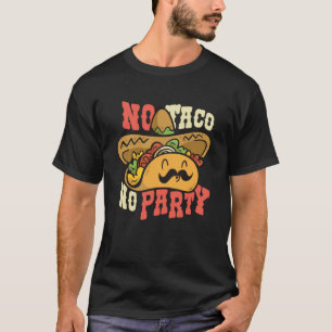 VXL Taco Tuesday Mexican Food Dishes Tortilla Corn T-Shirt