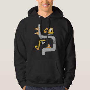 VXLS Construction Truck Excavator Concrete Mixer D Hoodie