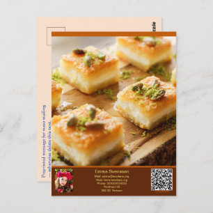 Vykort — Connect, Food Postcard