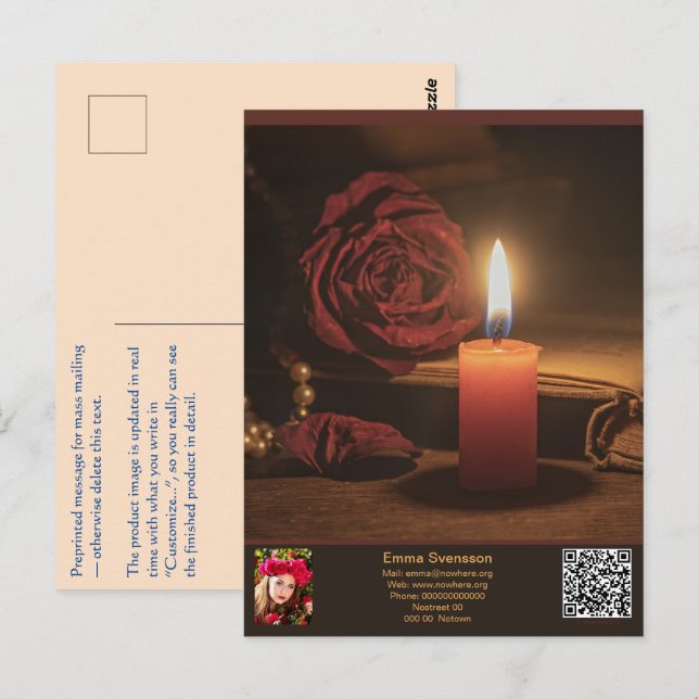 Vykort — Connect, Legend Postcard (Front/Back)