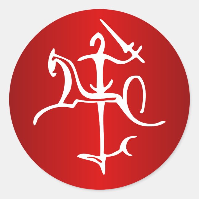 Vytis Lietuva Classic Round Sticker (Front)