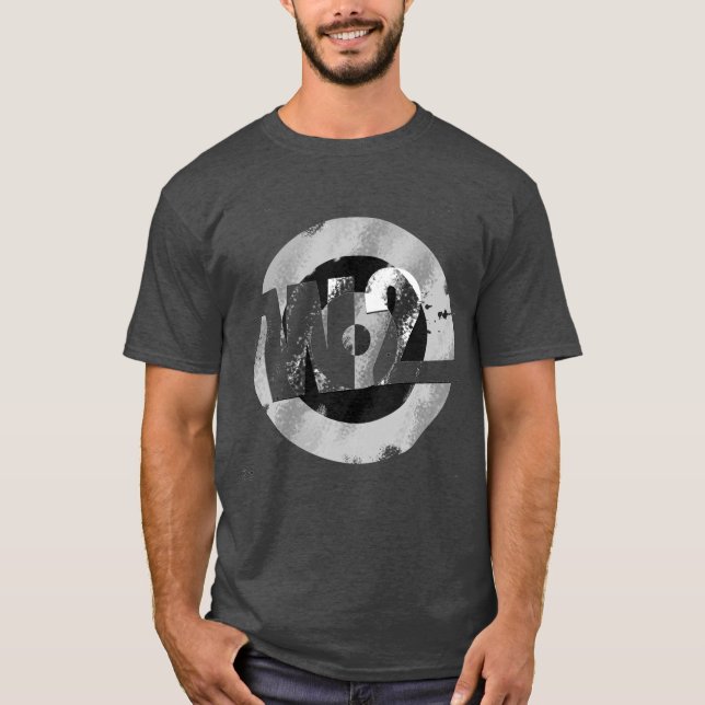 W2 Band Logo Men's Tee Black and White  (Front)