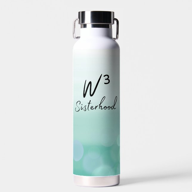 W3 Sisterhood Water Bottle (Front)