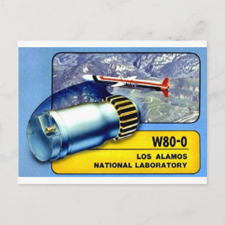 W80 Warhead Gear -- One of the Best Warheads Ever! Postcard
