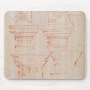 W.18v Study of column capitals Mouse Mat
