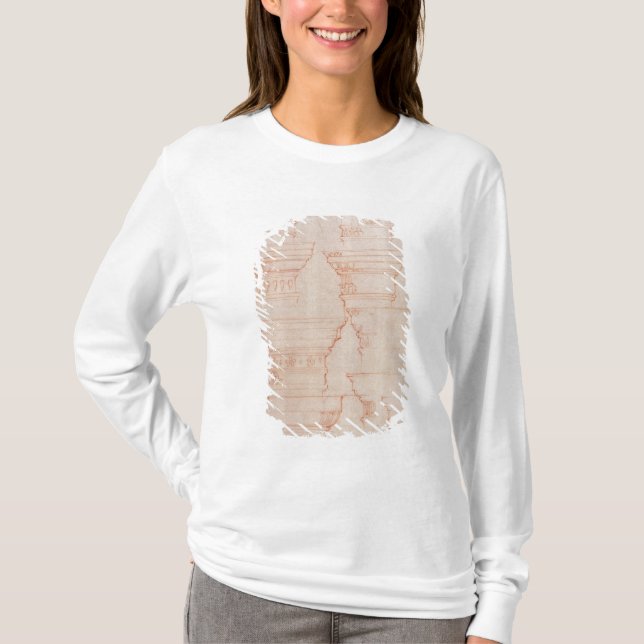 W.18v Study of column capitals T-Shirt (Front)