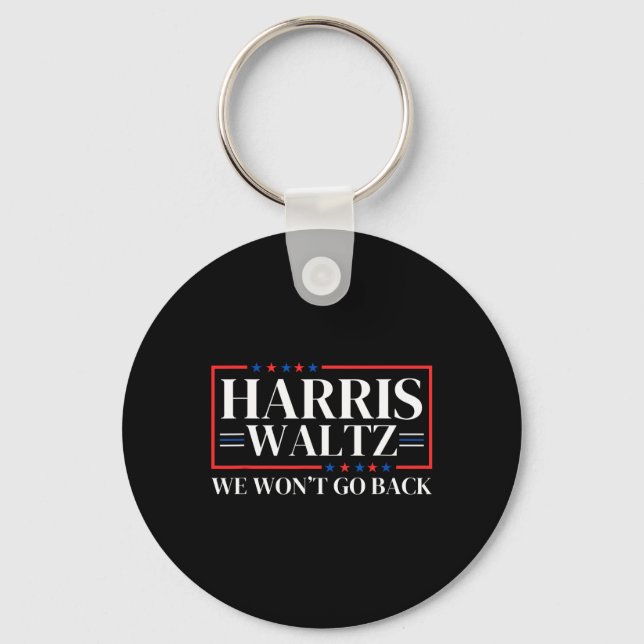 W 2024 We Won't Go Back  Key Ring (Front)