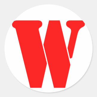 W_2 CLASSIC ROUND STICKER