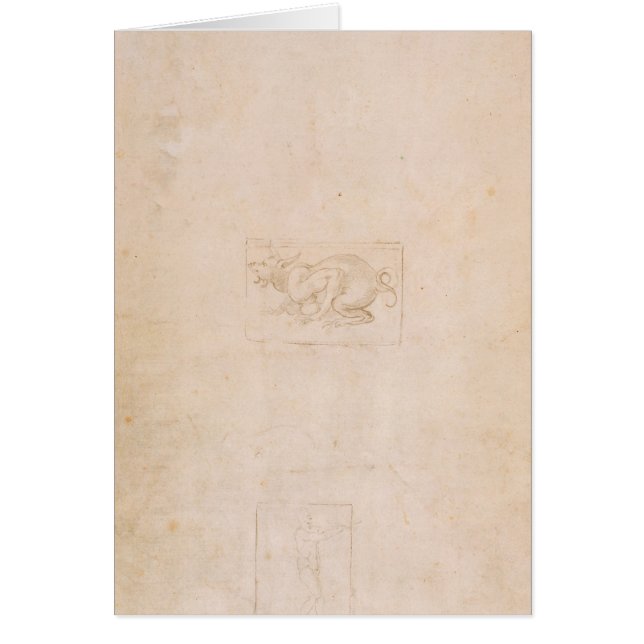 W.54 Study of a dragon (Front)