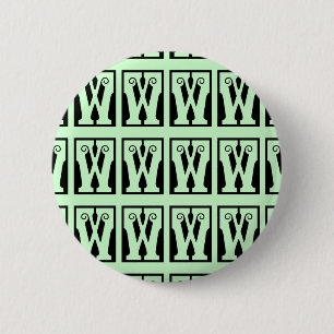 W 6 CM ROUND BADGE