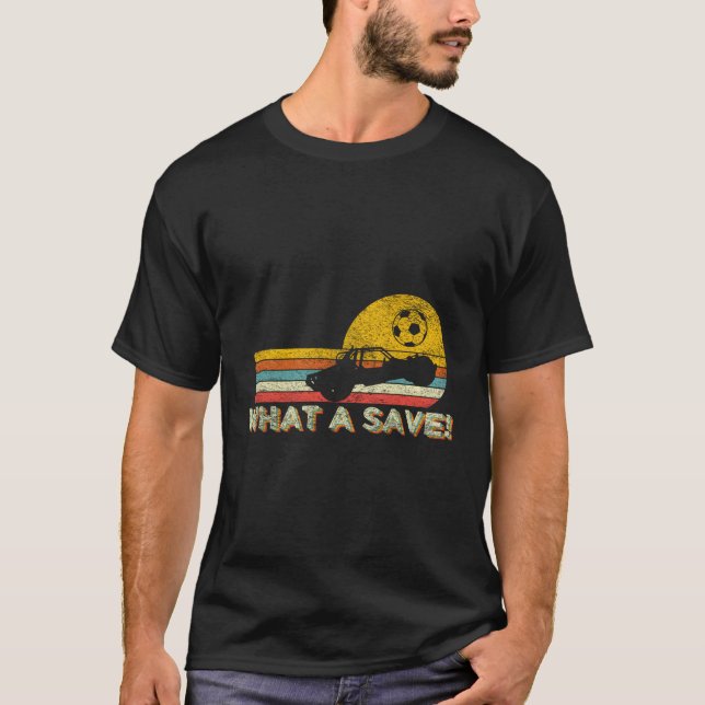 W A Save Rocket Soccer Car League T-Shirt (Front)