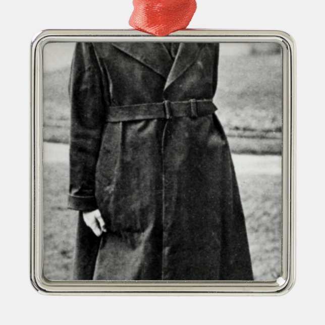 W.B. Yeats, 1923 Metal Tree Decoration (Front)